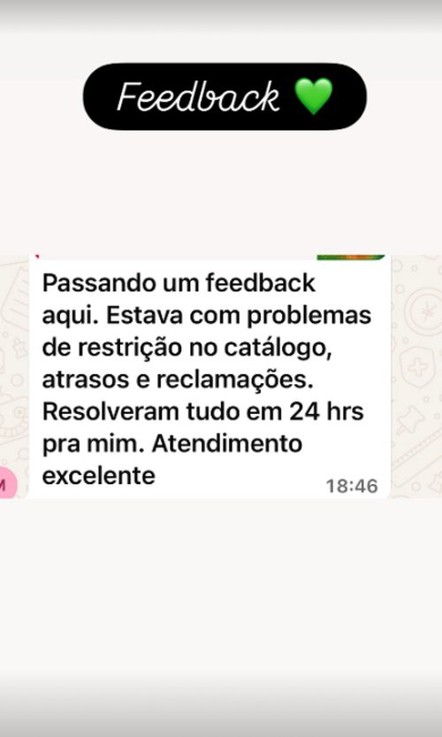 Print de mensagem de cliente satisfeito com a limpeza de reputação 1
